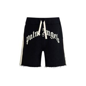 Palm Angels Black Garment with White Logo